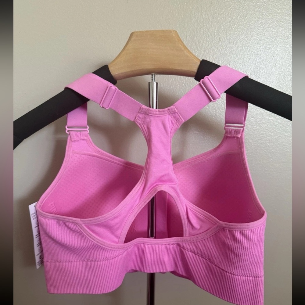 Victoria’s Secret “PINK” | Seamless Air Front Closure Sports bra | Pink Sz SM - Picture 2 of 10